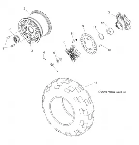 WHEELS, REAR - R12JT87AB/AD/AS/AW/9EAW (49RGRWHEELRR11RZR875)