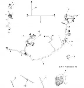 ELECTRICAL, WIRE HARNESS - R13VH57FX (49RGRHARNESS13RZR570I)