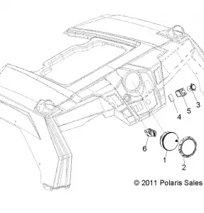 ELECTRICAL, DASH INSTRUMENTS and CONTROLS - R13VH57AD/6EAK (49RGRDASH12RZR570)