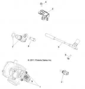 ELECTRICAL, SENSORS - R13VH57AD/6EAK (49RGRELECT12RZR570)