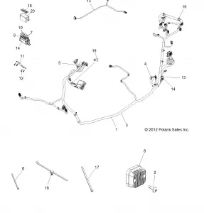 ELECTRICAL, WIRE HARNESS - R13VH57AD (49RGRHARNESS13RZR570)