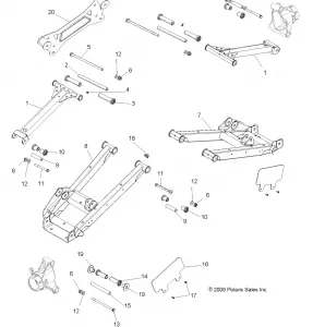 SUSPENSION, REAR CONTROL ARMS - R13VE76AD/AI/AW/7EAS/EAT (49RGRSUSPRR09RZRS)