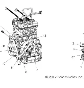 ENGINE, Охлаждение, THERMOSTAT and BYPASS - R13XT87AA/9EAK (49RGRTHERMO13RZRXP4I)