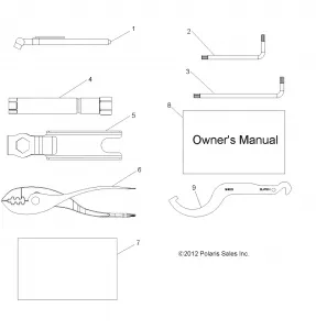 REFERENCES, TOOL KIT and OWNERS MANUAL - R13XT87AA/9EAK (49RGRTOOL13RZRXP4I)