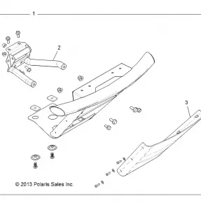 BODY, FRONT BUMPER KIT - R13JT9EAT (49RGRBUMPER13RZRSEPS)