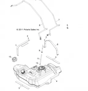 BODY, Топливная система TANK - R13JT87AD/AL/9EAK/EAL/EAO/EAT/EAW/EAP (49RGRТопливная система13RZRXP900)