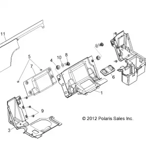 BODY, Сидение DIVIDER - R13JT87AD/AL/9EAK/EAL/EAO/EAT/EAW/EAP (49RGRСидениеDVD13RZR900)