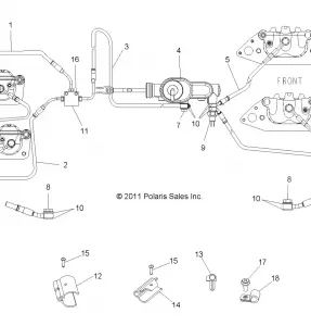 BRAKES, BRAKE LINES and MASTER CYLINDER - R13JT87AD/AL/9EAK/EAL/EAO/EAT/EAW/EAP (49RGRBRAKELINES12RZRXP900)