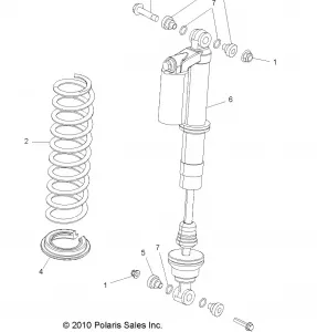 SUSPENSION, FRONT SHOCK MOUNTING - R13JT9EAK (49RGRSHOCKMTG11RZR875)