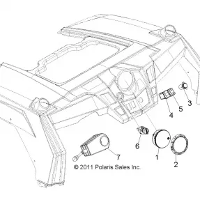 ELECTRICAL, DASH INSTRUMENTS and CONTROLS - R13JT9EFX (49ATVDASH12RZRXPI)