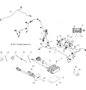 ELECTRICAL, WIRE HARNESS - R13JT9EFX (49RGRHARNESS12RZRXPI)