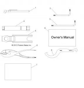 REFERENCES, TOOL KIT and OWNERS MANUAL - R13JT9EFX (49RGRTOOL13RZRXP900I)