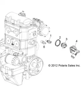 ENGINE, THERMOSTAT - Z14XE7EAL/X (49RGRTHERMO13RZR)