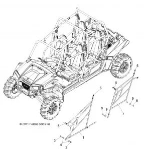 BODY, SIDE NETS - Z14XT9EFX (49RGRNETS12RZRXP4)