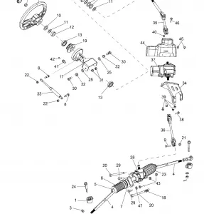 STEERING, STEERING ASM. - Z14XT9EFX (49RGRSTEERING14ZXP4I)