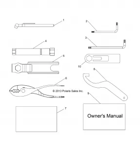 REFERENCES, TOOL KIT and OWNERS MANUAL - Z14VH57AD/6EAI/6EAW (49RGRTOOL14RZR570)