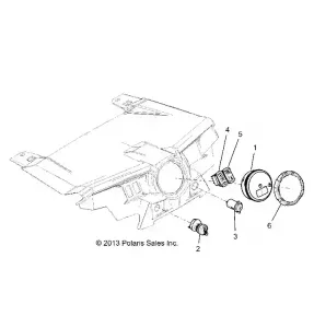 ELECTRICAL, DASH INSTRUMENTS AND CONTROLS - Z14ST1EFX (49RGRDASH141000RZR)