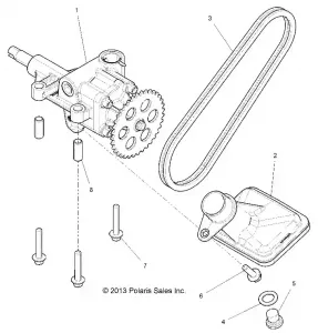 ENGINE, Маслянный насос - Z14ST1EFX (49RGROILPUMP14RZR1000)