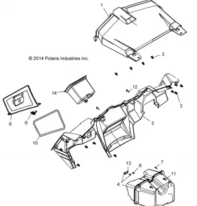 BODY, DASH AND GLOVEBOX - Z15VCE87AT/AV (49RGRDASH15RZR900)