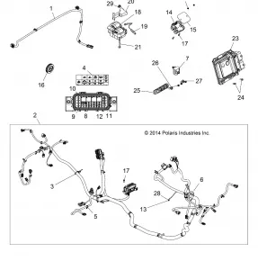 ELECTRICAL, WIRE HARNESS - Z15VCE87AT/AV (700014)