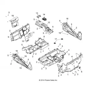 BODY, FLOOR and ROCKER PANELS - Z15VA87 ALL OPTIONS (49RGRFLOOR15RZR900)