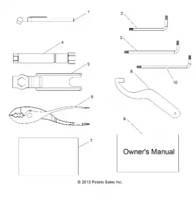 REFERENCE, OWNERS MANUAL AND TOOL KIT - Z15VA87 ALL OPTIONS (49RGRTOOL14RZR1000)
