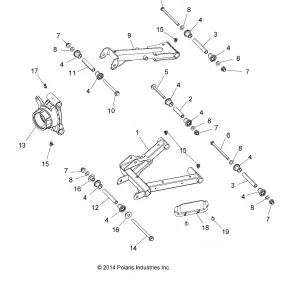 SUSPENSION, REAR CONTROL ARMS - Z15VA87 ALL OPTIONS (49RGRSUSPRR15Z90050)