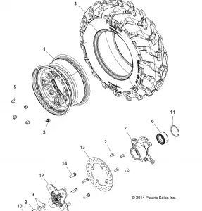 WHEELS, FRONT - Z15VAA87AJ/AC (49RGRWHEELFRT15Z90050)