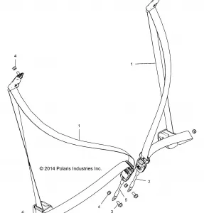 BODY, Сидение BELT MOUNTING - Z15VBA87AJ/LJ/E87AK/AM/AT/LT/AL/AV (49RGRSB15RZR900)