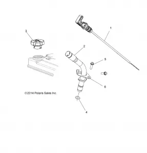 ENGINE, OIL DIPSTICK - Z15VBA87AJ/LJ/E87AK/AM/AT/LT/AL/AV (49RGRDIPSTICK15RZR900)