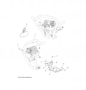 ACCESSORY, FRONT BUMPER - Z15VDE99AL (49RGRBUMPER151K)