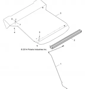 ACCESSORY, ROOF AND LIGHT BAR - Z15VDK99AA (49RGRACCESSORIES151KRF)