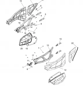 BODY, DOORS - Z15VDE99AL/AA (49RGRDOOR151000AL)