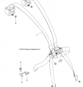 BODY, Сидение BELTS - Z15VDE99AA/AU (49RGRSB151000AA)