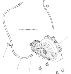 DRIVE TRAIN, FRONT GEARCASE MOUNTING - Z15VDE99AT/AL/AV/AW/LP/EW/AO/AP/AZ/NV/NW/K99AA/AU (49RGRGEARCASEMTG14RZR1000)