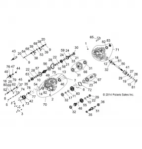 DRIVE TRAIN, MAIN GEARCASE INTERNALS - Z15VDE99AT/AV/AW/LP/AO/AP/AZ/NV/NW/K99AA/AU (49RGRGEARCASE1333349)