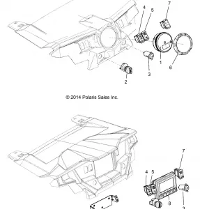 ELECTRICAL, DASH INSTRUMENTS AND CONTROLS - Z15VDE99AT/AL/AV/AW/LP/EW/AO/AP/AZ/NV/NW/K99AA/AU (49RGRDASH151000)