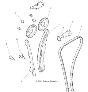 ENGINE, CAM CHAIN AND TENSIONER - Z15VDE99AT/AL/AV/AW/LP/EW/AO/AP/AZ/NV/NW/K99AA/AU (49RGRCAM14RZR1000)