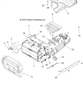 ENGINE, Выхлопная система SYSTEM - Z15VDE99AT/AL/AV/AW/LP/EW/AO/AP/AZ/NV/NW/K99AA/AU (701222)