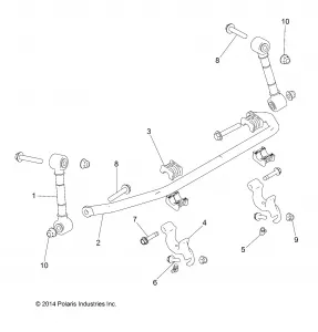 SUSPENSION, STABILIZER BAR, FRONT - Z15VDK99AU (700037)