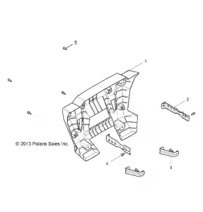 BODY, REAR BUMPER - Z15VFE99AT/AV/AP (49RGRBUMPERRR14RZR1000)