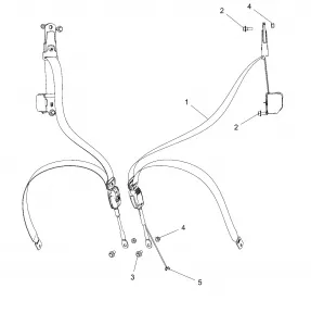 BODY, Сидение BELT MOUNTING - Z15VFE99AT/AV/AP (49RGRSB1510004)