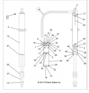 SUSPENSION, REAR SHOCK - Z15VFE99AT/AV/AP (49RGRSHOCKRR7044087)