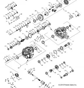 DRIVE TRAIN, MAIN GEARCASE (TO 2/1/16) - Z16VHE57AK/AS (700856)