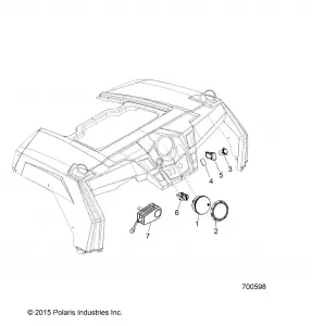 ELECTRICAL, DASH INSTRUMENTS and CONTROLS - Z16VHA57FJ (700598)