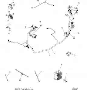 ELECTRICAL, WIRE HARNESS - Z16VHA57FJ (700597)