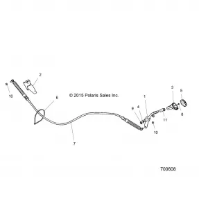 DRIVE TRAIN, GEAR SELECTOR - Z16VA87 ALL OPTIONS (49RGRGEARSELECT15Z90050)