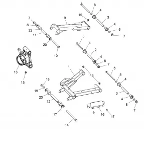 SUSPENSION, REAR CONTROL ARMS - Z16VA87 ALL OPTIONS (700261)