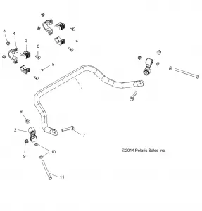 SUSPENSION, STABILIZER BAR, REAR - Z16VA87 ALL OPTIONS (49RGRSTABILIZERRR15Z90050)