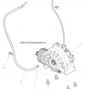 DRIVE TRAIN, FRONT GEARCASE MOUNTING - Z16VBA87A2/AB/L2/E87AB/AR/LB/AE/AS (700265)